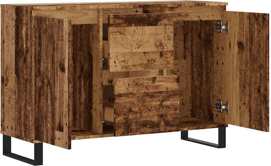 Μπουφές Ξύλινος Παλιό Ξύλο 104x35x70cm