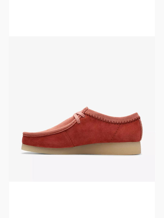 Suede Ανδρικά Μοκασίνια σε Κόκκινο Χρώμα