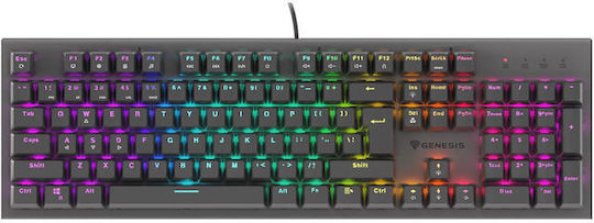 Genesis Thor 303 TKL Gaming Mechanical Keyboard with Outemu Brown switches and RGB lighting (English US)