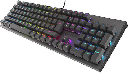 Genesis Thor 303 TKL Gaming Mechanical Keyboard with Outemu Brown switches and RGB lighting (English US)