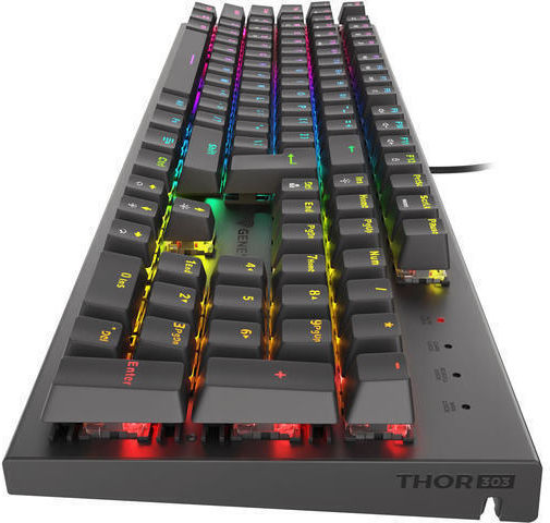 Genesis Thor 303 TKL Gaming Mechanical Keyboard with Outemu Brown switches and RGB lighting (English US)
