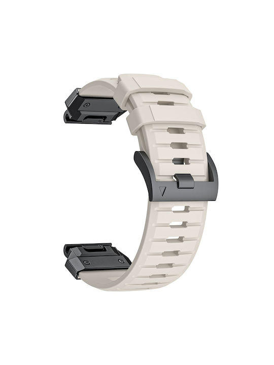 Λουράκι Σιλικόνης Μπεζ (Garmin Instinct 2X)