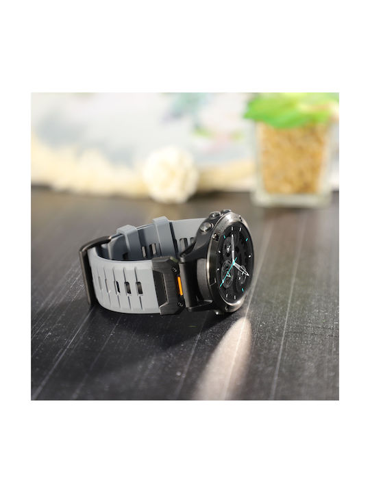 Λουράκι Σιλικόνης Γκρι (Garmin Instinct 2X)