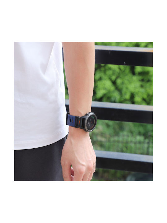 Λουράκι Σιλικόνης Μπλε (Garmin Instinct 2X)