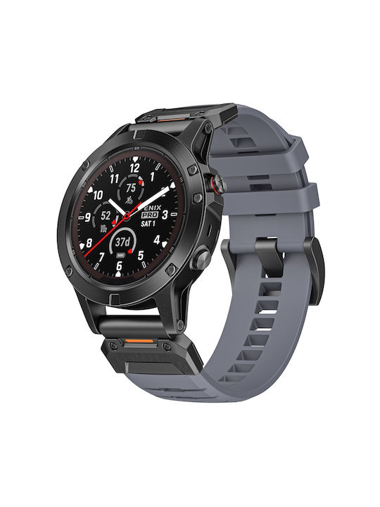 Λουράκι Σιλικόνης Γκρι (Garmin Instinct 2X)