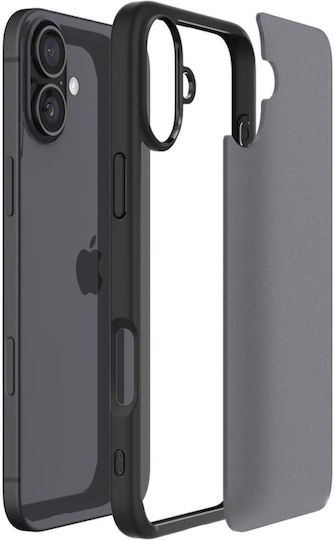 Spigen Ultra Hybrid Back Cover Plastic 2mm Frost Black (iPhone 16)