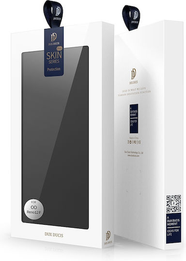 Dux Ducis Book Σιλικόνης Μαύρο (Oppo Reno12 F / FS)