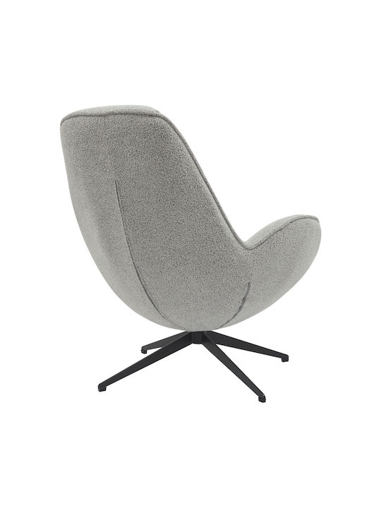 Flago Sessel Drehbar Light Grey 85x88x103.5cm