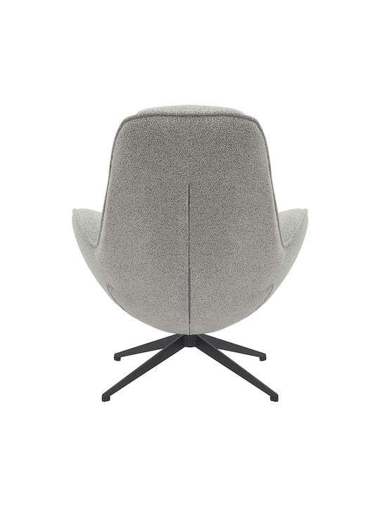 Flago Sessel Drehbar Light Grey 85x88x103.5cm