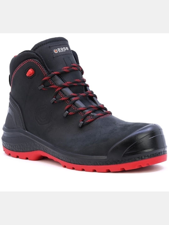 Base Be-uniform Top Sicherheitstiefel Schwarz S3 mit Zertifizierung CI HI HRO SRC