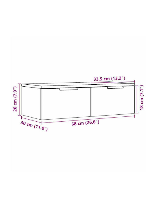Cabinet Perete Maro 68x30x20cm