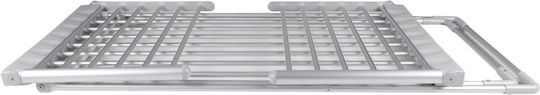Muhler Folding Heated Floor Clothes Drying Rack made of Aluminum 230W with Hanging Length 12m