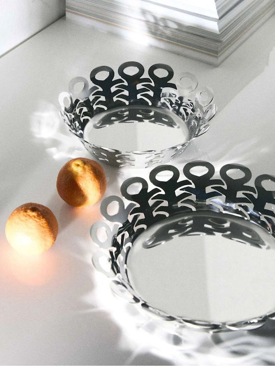 Alessi Fruit Bowl Inox Black 22x22cm