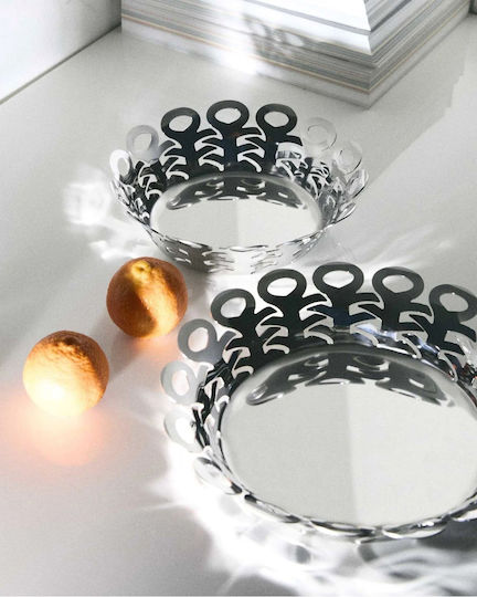 Alessi Fruit Bowl Inox Black 22x22cm