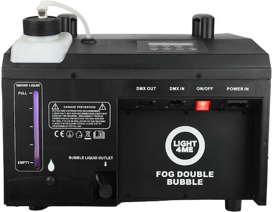 Light4me Bubble Machine 1500W Wireless Remote