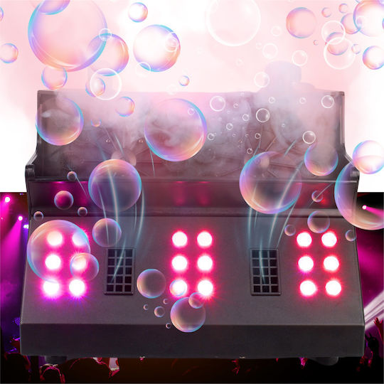 Light4me Bubble Machine 1500W Wireless Remote