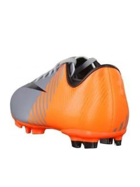 Nike Jr Mercurial Victory Kids Molded Soccer Shoes without Laces Orange