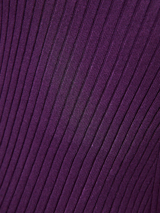 Women's Long Sleeve Sweater Purple