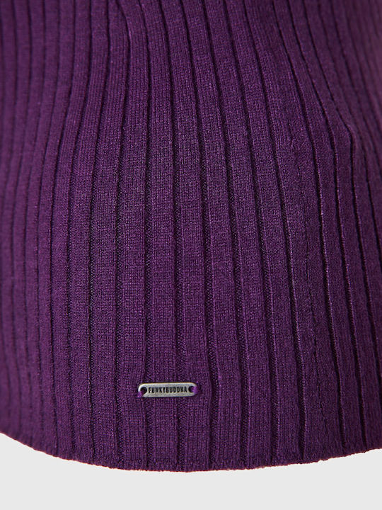 Women's Long Sleeve Sweater Purple
