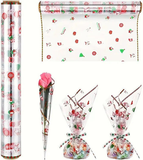 Panora Christmas Wrapping Paper for Gift Transparent 1000cm.