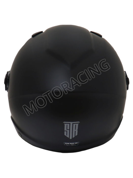 STR Citystar Джет с Sun Visor ECE 22.06 Черен мат STR Citystar Джет с Sun Visor ECE 22.06 Черен мат