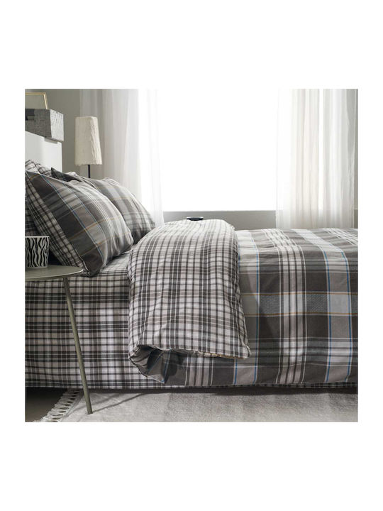 Vesta Home Σετ Παπλωματοθήκη Βαμβακερή 170x240cm Μονή με Μαξιλαροθήκη Oslo 1