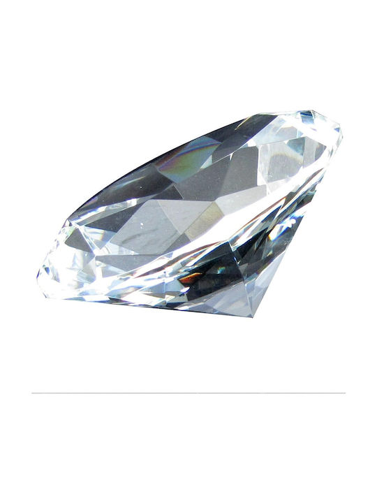 Kristall Funkelnder Diamant 100 mm Diamant Edelstein Briefbeschwerer Hochzeit Büro Wohnkultur Transparent 5281
