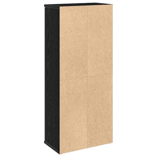vidaXL Cabinet de baie L39xA22xÎ90cm Negru
