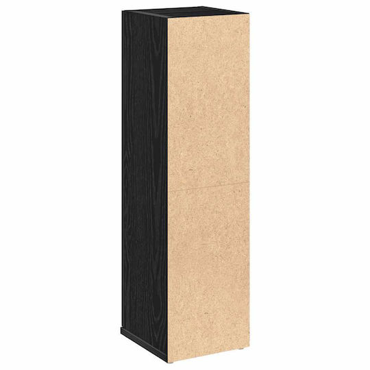 vidaXL Badezimmerschrank B20.5xT22xH72cm Schwarz