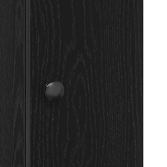 vidaXL Badezimmerschrank B20.5xT22xH72cm Schwarz