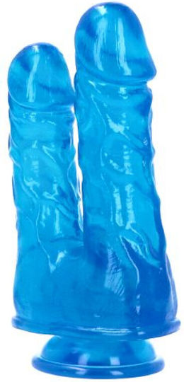 Toyz4lovers Caino Abele Glass Dildo With Suction Cup Blue 17.5cm