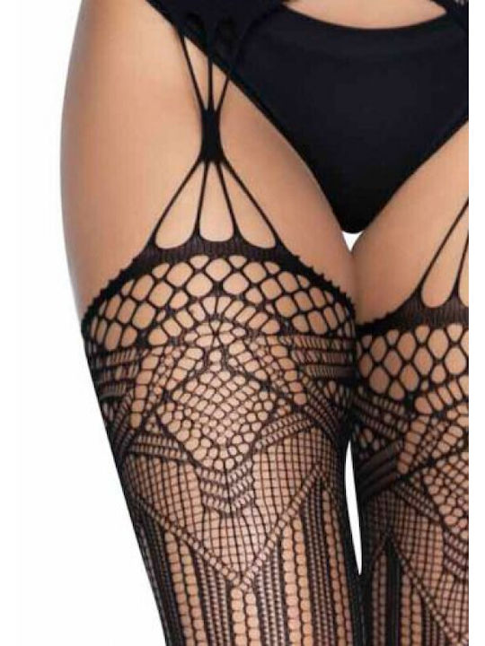 Leg Avenue Sexy Καλσόν Μαύρο