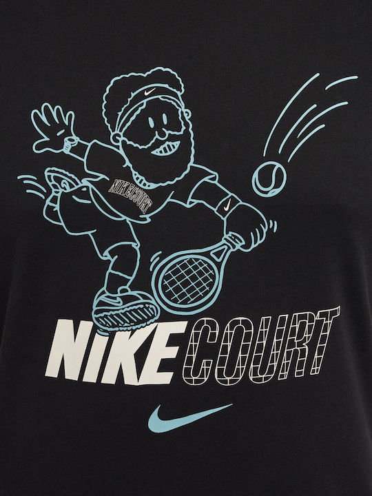 Nike NikeCourt Dri-FIT HF6219-010 Мъжка Черна Блуза