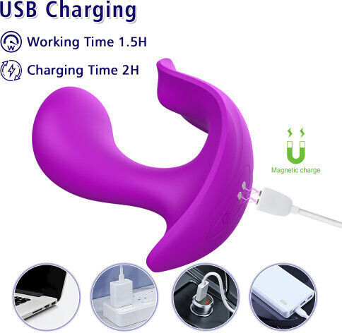 ToyBox My Secret Klitoris Vibrator mit Fernbedienung Lila
