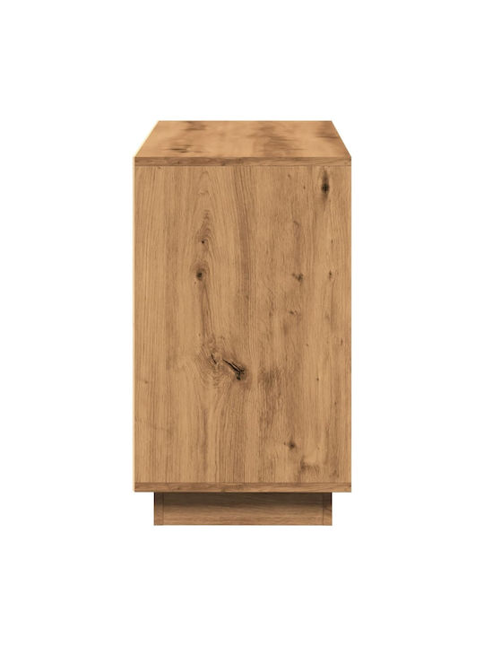 Sideboard Wooden with Drawers Coffee 102x35x60cm