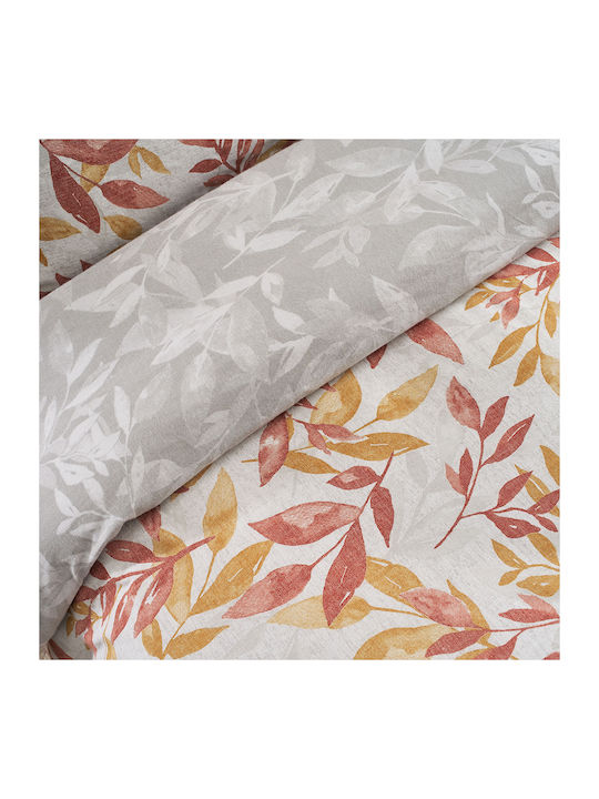 Vesta Home Bettwäsche-Set Überdoppel mit Gummiband 160x200+40cm. Aspa Gray 4Stück