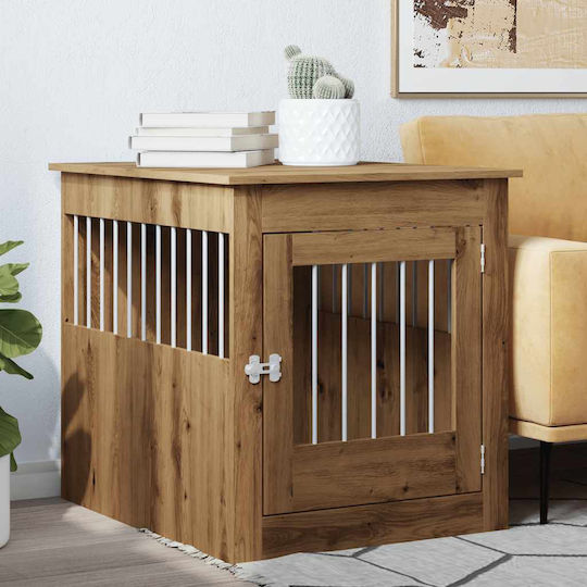 vidaXL Dog Wire Crate 64.5x80x71cm