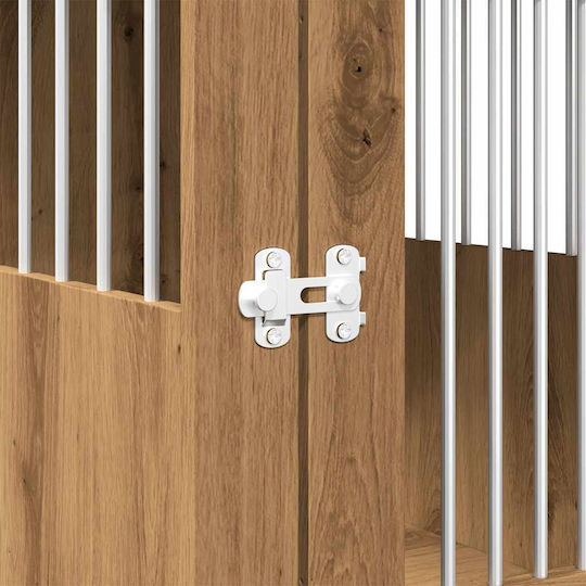 vidaXL Dog Wire Crate 64.5x80x71cm