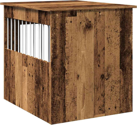 vidaXL Dog House Outdoor Brown 64.5x80x71cm