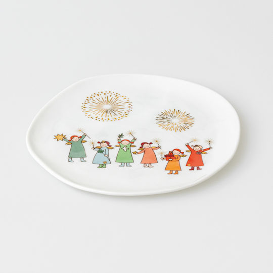 Raeder Christmas Plate Porcelain D14cm.