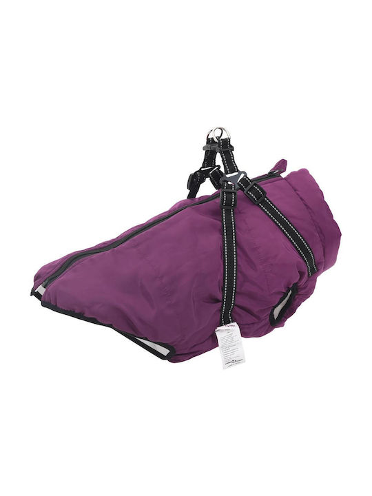 vidaXL Hundemantel Wasserdicht Lila