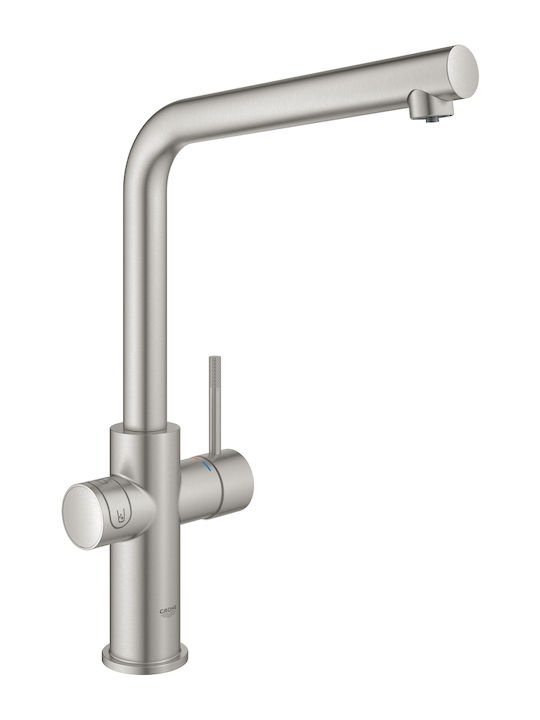 Grohe Home Μπαταρία Κουζίνας Πάγκου Μπλε
