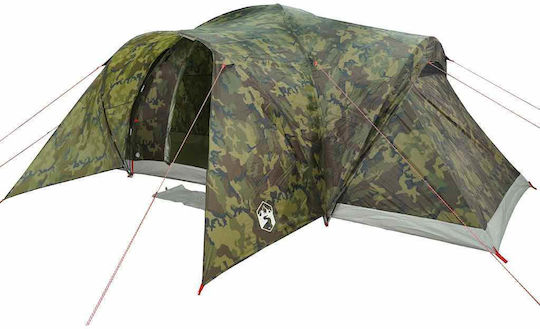 vidaXL Camping Tent Tunnel 3 Seasons for 6 People 190cm