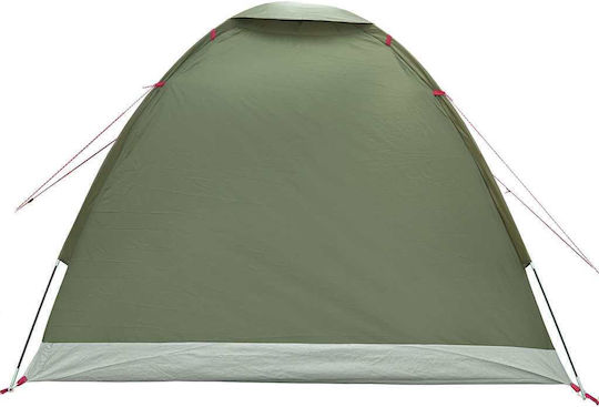 vidaXL Camping Tent Igloo Green 3 Seasons for 2 People