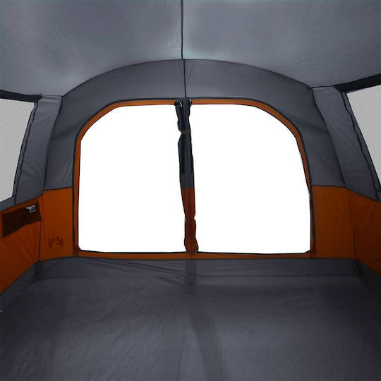 vidaXL Cort De Camping Automobil Gri Pentru 4 Persoane