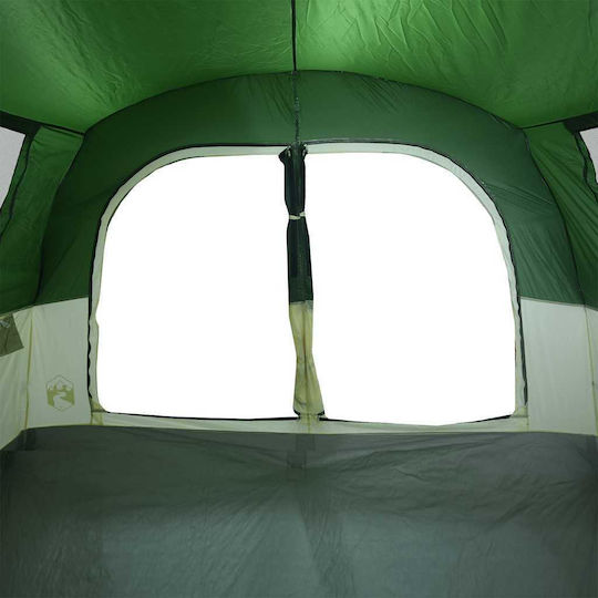 vidaXL Car Camping Tent Green for 4 People