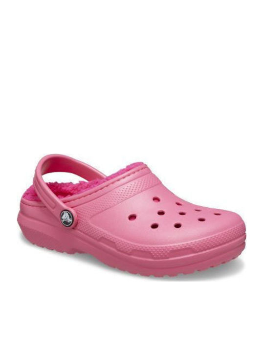 Παντόφλες Ροζ Classic Lined Clog