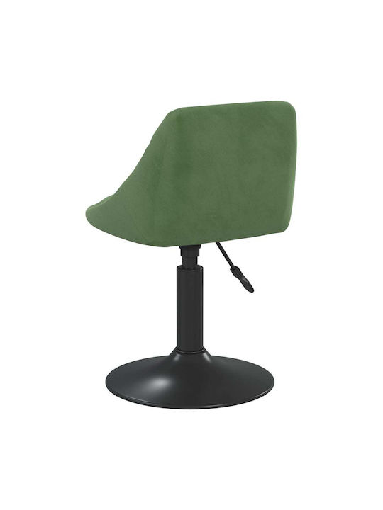 Stool Bar with Back & Adjustable Height Dark Green 46x44x62cm
