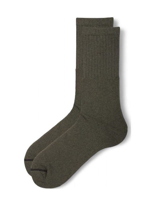K Socks Ανδρικές Κάλτσες Χακι 3Pack