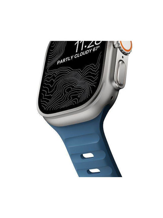 Nomad Sport Strap V2 Lsr Strap Silicone Blue (Apple Watch 38/40/41/42mm)